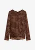 Maglia a maniche lunghe in fine mesh, bonprix