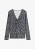 Maglia a maniche lunghe con fantasia paisley allover, bonprix