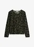 Maglia a maniche lunghe in morbido mesh, bonprix