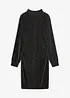 Abito di jersey con arricciature laterali ed effetto glitterato, bonprix