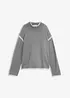 Maglione a collo alto in misto cotone, bonprix