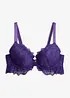 Reggiseno in morbido pizzo con coppe preformate, bonprix