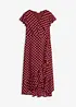 Abito di chiffon con volant, bonprix