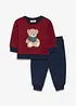 Felpa e pantaloni in puro cotone biologico (set 2 pezzi), bonprix