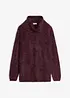 Maglione a collo alto in morbido filato effetto piume, bonprix