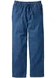 Pantaloni classic fit con elastico in vita in cotone leggero, straight, bonprix