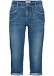 Jeans cropped straight, a vita media, bonprix