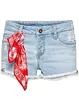 Shorts di jeans con bandana, RAINBOW