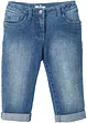 Jeans a pinocchietto, vita media, bonprix