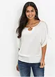 Blusa con pizzo, bonprix