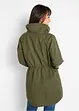 Parka corto in cotone sciancrato a collo alto, bonprix