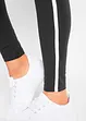 Leggings sportivi cropped con bande a contrasto, bonprix