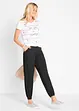 Pantaloni in jersey di viscosa fluente con tasche, bonprix