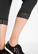Leggings a pinocchietto con pizzo, bonprix