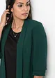 Blazer lungo con maniche drappeggiate, bonprix