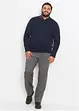 Maglione in filato fine con scollo a V, bonprix