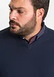 Maglione in filato fine con scollo a V, bonprix
