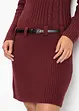 Abito in maglia con cintura, BODYFLIRT