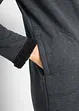 Felpa con zip e  cappuccio in pile teddy, bonprix