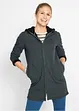 Felpa con zip e  cappuccio in pile teddy, bonprix