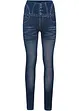 Leggings effetto jeans senza cuciture con effetto modellante forte, bonprix