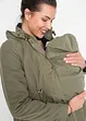 Parka prémaman foderato in jersey con inserto babywearing, bonprix