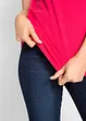 T-shirt in cotone biologico con cuore, bonprix