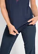 T-shirt in cotone biologico con cuore, bonprix