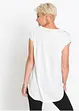 Maglia in puro cotone con fondo asimmetrico, bonprix