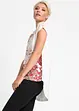 Maglia in puro cotone con fondo asimmetrico, bonprix