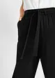 Pantaloni culotte in viscosa con cintura da annodare in vita, bonprix