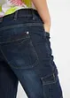 Jeans cargo elasticizzati, a vita media, bonprix