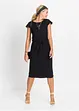 Abito midi in jersey di viscosa elasticizzata, bonprix