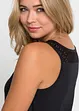 Abito in maglina di cotone con pizzo, bonprix