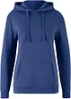 Felpa basic con cappuccio in spugna morbida, bonprix