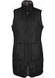 Gilet trapuntato lungo con bottoni a pressione sui lati., bpc bonprix collection
