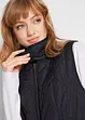 Gilet trapuntato lungo con bottoni a pressione sui lati., bpc bonprix collection