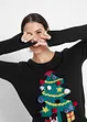 Maglione natalizio con albero di Natale, bonprix