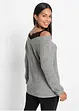 Maglione traforato con pizzo, BODYFLIRT