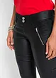 Pantaloni in similpelle stile biker, RAINBOW