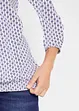 Maglia fantasia con maniche a 3/4 (pacco da 2), bonprix