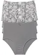Slip a vita alta (pacco da 4), bonprix