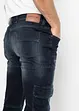 Jeans elasticizzati cargo slim fit, straight, bonprix