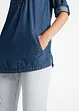 Blusa lunga con maniche a 3/4, bonprix