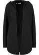 Felpa lunga aperta in misto cotone, bonprix