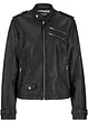 Giacca in similpelle stile biker con cerniere, bpc bonprix collection