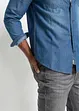 Camicia di jeans a maniche lunghe in puro cotone,  slim fit, bonprix