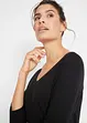 Maglia lunga in misto viscosa e cotone, bonprix
