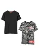T- shirt in cotone biologico (pacco da 2), bonprix