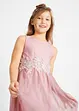 Abito midi con inserto in pizzo, bonprix